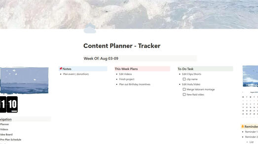 Content Planner-tracker