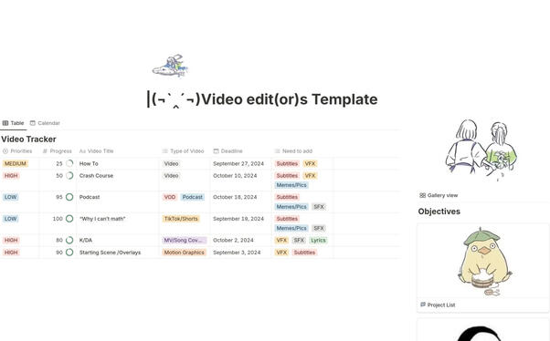 Video Editor Template